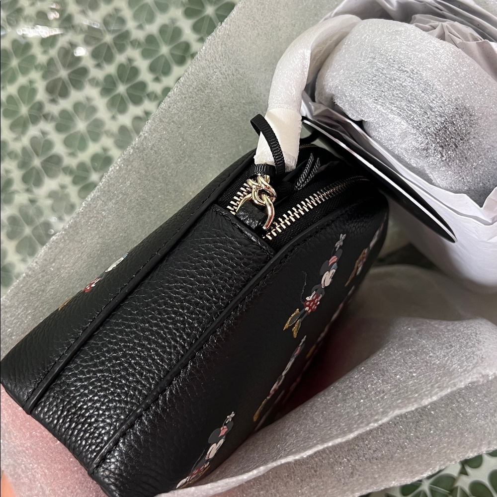 Brand New Kate Spade Minnie Mouse Double Zip Crossbody Purse - Picture 11 of 16